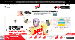 Desktop Screenshot of nrj.fr